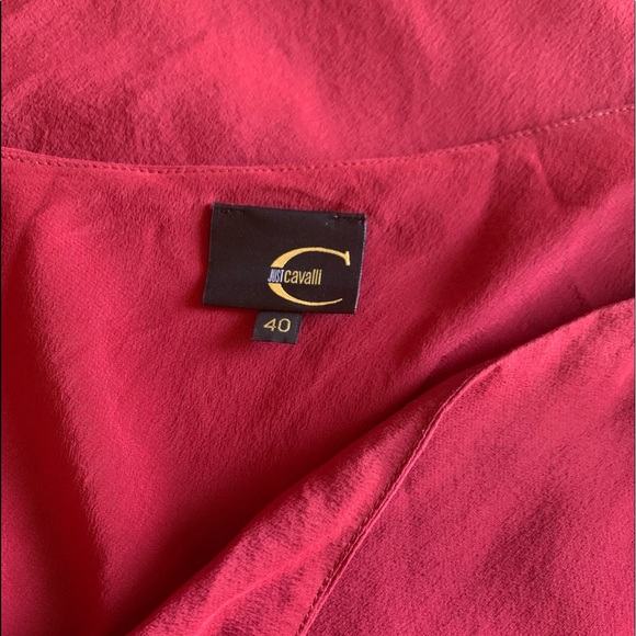 Just Cavalli Women’s One Shoulder Silky Top - Picture 4 of 5